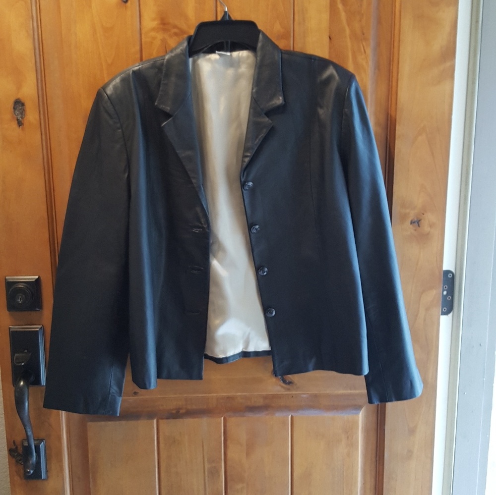 Leather jacket